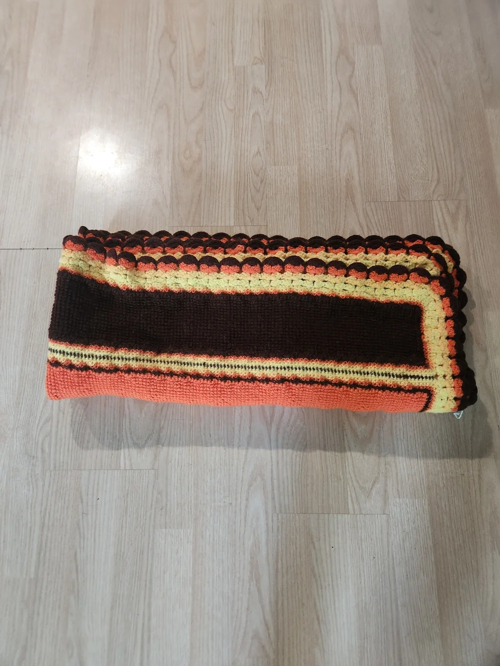 homemade pattern throw chair